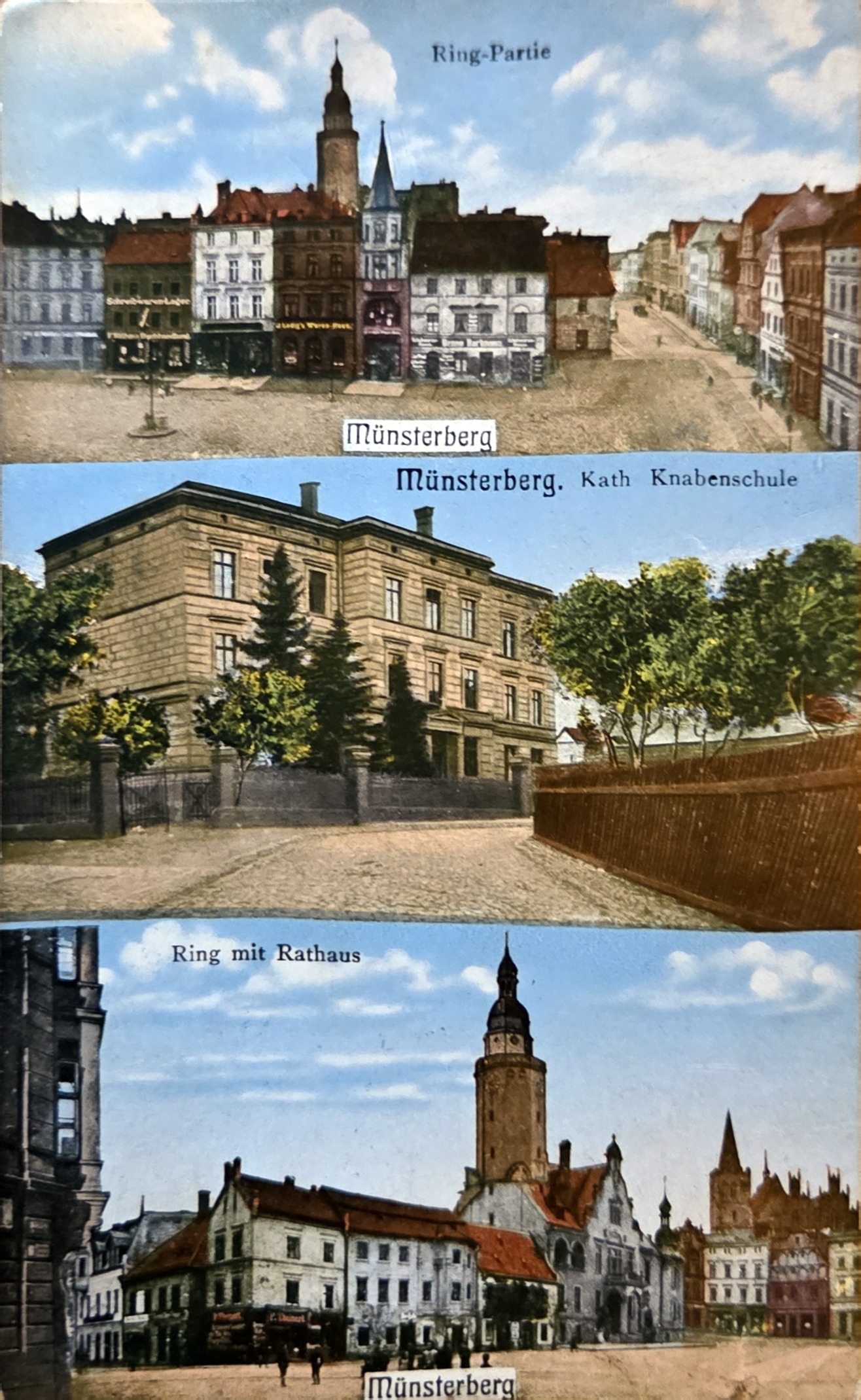 Ring-Partie, Kath. Knabenschule, Ring mit Rathaus